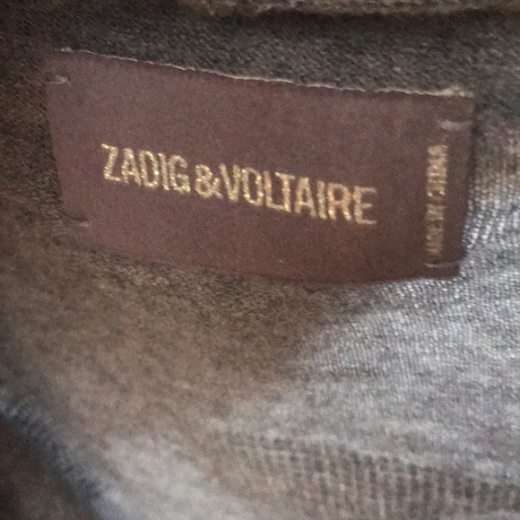 Zadig and Voltaire Sistine Bis Cashmere Jacket XS - Picture 9 of 13
